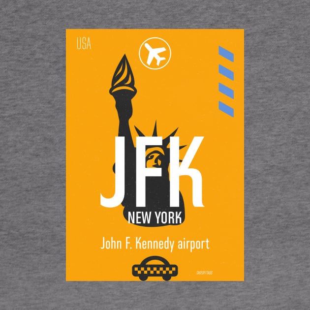 JFK airport statue of liberty by Woohoo